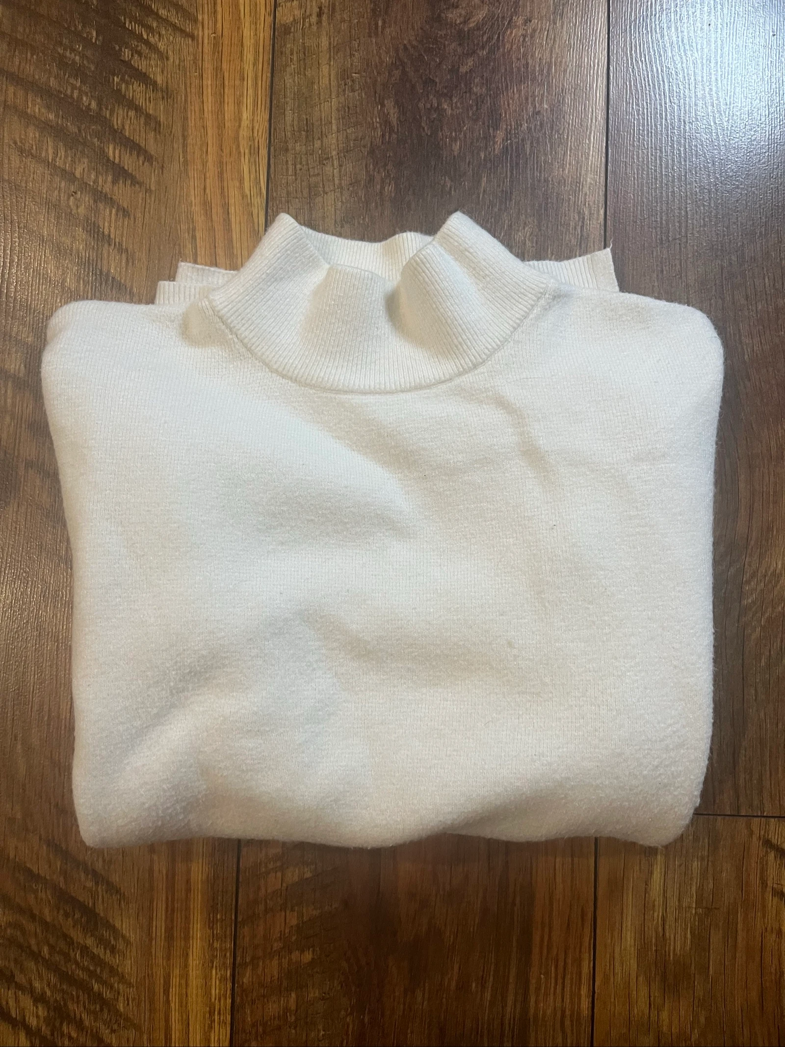 Jersey de cuello alto color marfil con tejido suave oversize - stradivarius - talla M - muy buen estado – photo 7
